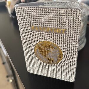 Judith Leiber Swarovski Crystal Passport Holder - New